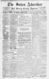 Sutton & Epsom Advertiser Friday 09 August 1918 Page 1