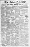 Sutton & Epsom Advertiser Friday 13 September 1918 Page 1