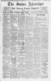 Sutton & Epsom Advertiser Friday 01 November 1918 Page 1