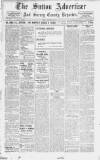 Sutton & Epsom Advertiser Friday 08 November 1918 Page 1