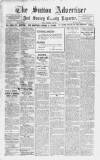 Sutton & Epsom Advertiser Friday 15 November 1918 Page 1