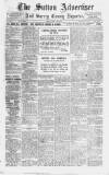 Sutton & Epsom Advertiser Friday 17 January 1919 Page 1