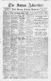 Sutton & Epsom Advertiser Friday 24 January 1919 Page 1