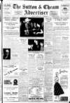 Sutton & Epsom Advertiser Thursday 01 November 1951 Page 1