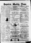 Royston Weekly News Saturday 27 July 1889 Page 1