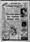 Rugeley Mercury Wednesday 18 January 1989 Page 1