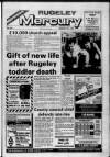 Rugeley Mercury Wednesday 15 February 1989 Page 1