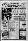 Rugeley Mercury Wednesday 19 April 1989 Page 1