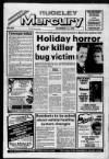 Rugeley Mercury Wednesday 01 November 1989 Page 1