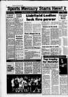 Rugeley Mercury Thursday 03 November 1994 Page 76