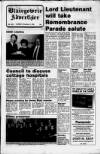 Blairgowrie Advertiser Thursday 10 November 1988 Page 1