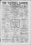 Hanwell Gazette and Brentford Observer Saturday 16 June 1900 Page 1