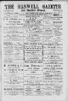 Hanwell Gazette and Brentford Observer Saturday 23 June 1900 Page 1
