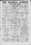 Hanwell Gazette and Brentford Observer Saturday 30 June 1900 Page 1