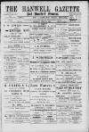 Hanwell Gazette and Brentford Observer Saturday 14 July 1900 Page 1