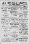 Hanwell Gazette and Brentford Observer Saturday 28 July 1900 Page 1