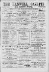 Hanwell Gazette and Brentford Observer Saturday 01 September 1900 Page 1