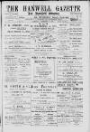 Hanwell Gazette and Brentford Observer Saturday 08 September 1900 Page 1