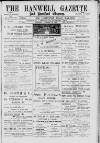 Hanwell Gazette and Brentford Observer Saturday 20 October 1900 Page 1