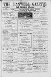 Hanwell Gazette and Brentford Observer Saturday 27 October 1900 Page 1