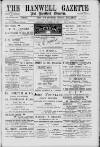 Hanwell Gazette and Brentford Observer Saturday 03 November 1900 Page 1