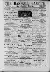 Hanwell Gazette and Brentford Observer Saturday 05 January 1901 Page 1