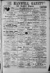 Hanwell Gazette and Brentford Observer Saturday 22 February 1902 Page 1