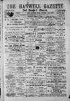 Hanwell Gazette and Brentford Observer Saturday 08 March 1902 Page 1