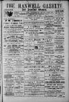 Hanwell Gazette and Brentford Observer Saturday 12 July 1902 Page 1