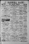 Hanwell Gazette and Brentford Observer Saturday 25 October 1902 Page 1