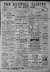 Hanwell Gazette and Brentford Observer Saturday 13 January 1906 Page 1