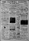 Hanwell Gazette and Brentford Observer Saturday 01 September 1906 Page 1
