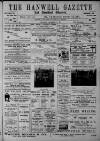 Hanwell Gazette and Brentford Observer Saturday 08 December 1906 Page 1