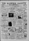 Hanwell Gazette and Brentford Observer Saturday 18 September 1909 Page 1