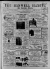 Hanwell Gazette and Brentford Observer Saturday 29 January 1910 Page 1