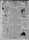 Hanwell Gazette and Brentford Observer Saturday 20 January 1912 Page 1