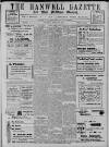 Hanwell Gazette and Brentford Observer Saturday 22 June 1912 Page 1