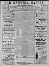 Hanwell Gazette and Brentford Observer Saturday 09 November 1912 Page 1