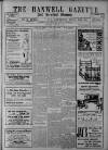 Hanwell Gazette and Brentford Observer Saturday 18 October 1913 Page 1