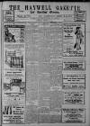 Hanwell Gazette and Brentford Observer Saturday 25 October 1913 Page 1
