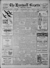 Hanwell Gazette and Brentford Observer Saturday 21 August 1920 Page 1