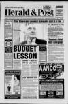 Stockton & Billingham Herald & Post Wednesday 29 January 1992 Page 1