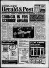 Runcorn & Widnes Herald & Post Friday 07 December 1990 Page 1