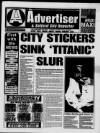 Salford Advertiser Thursday 05 November 1998 Page 1