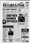 Middlesbrough Herald & Post Wednesday 15 November 1989 Page 1