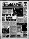 Middlesbrough Herald & Post Wednesday 31 October 1990 Page 1