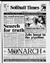 Solihull Times Friday 22 May 1992 Page 1