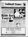Solihull Times Friday 26 June 1992 Page 1