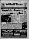 Solihull Times Friday 11 September 1992 Page 1