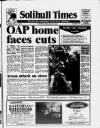 Solihull Times Friday 15 January 1993 Page 1
